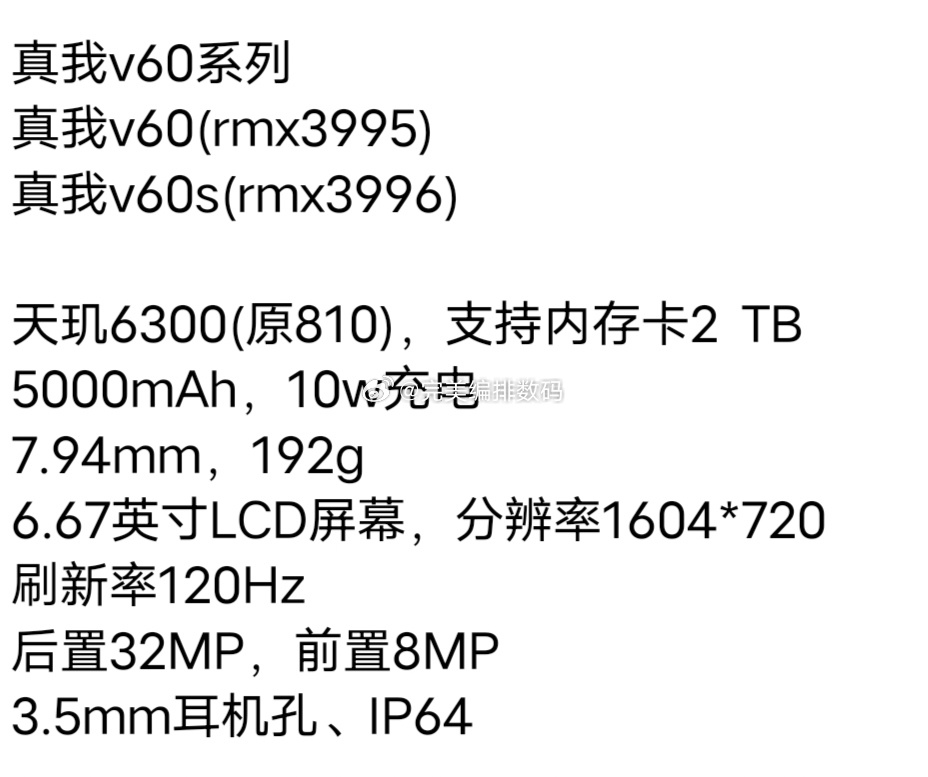 realme-v60-v60s-leaked-specs