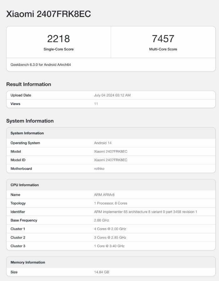 redmi-k70-ultra-geekbench